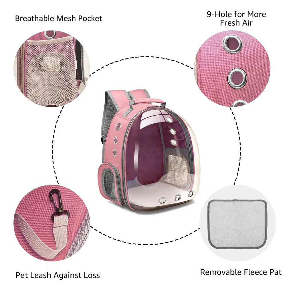 Cat Carrier Anti-Escape: Safety Features - detail view supplied by QUANZHOU JUNYUAN BAGS