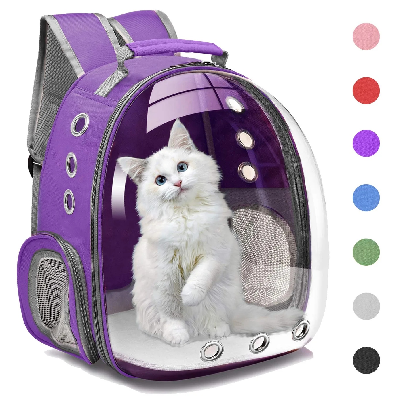 Cat Carrier for Multiple Cats: Double Compartment - detail view supplied by QUANZHOU JUNYUAN BAGS