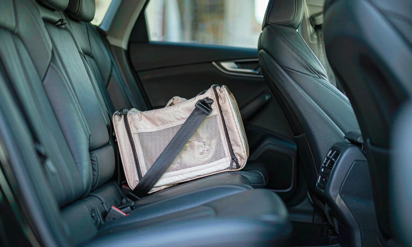 Cat Carrier for Car Travel: Safety Standards - detail view supplied by QUANZHOU JUNYUAN BAGS
