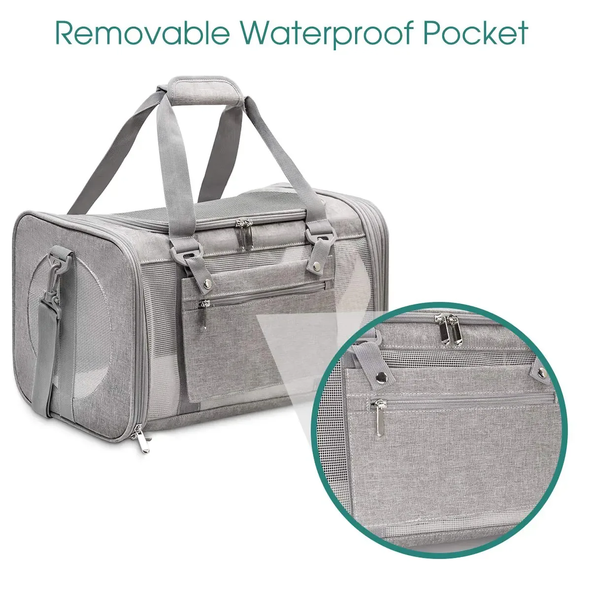 Dog Carrier Backpack for Small Dogs: Compact Design - detail view supplied by QUANZHOU JUNYUAN BAGS