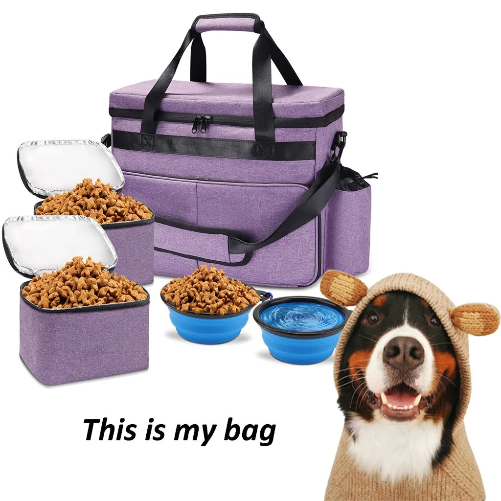 Pet Carrier Food Storage: Airtight Container - detail view supplied by QUANZHOU JUNYUAN BAGS
