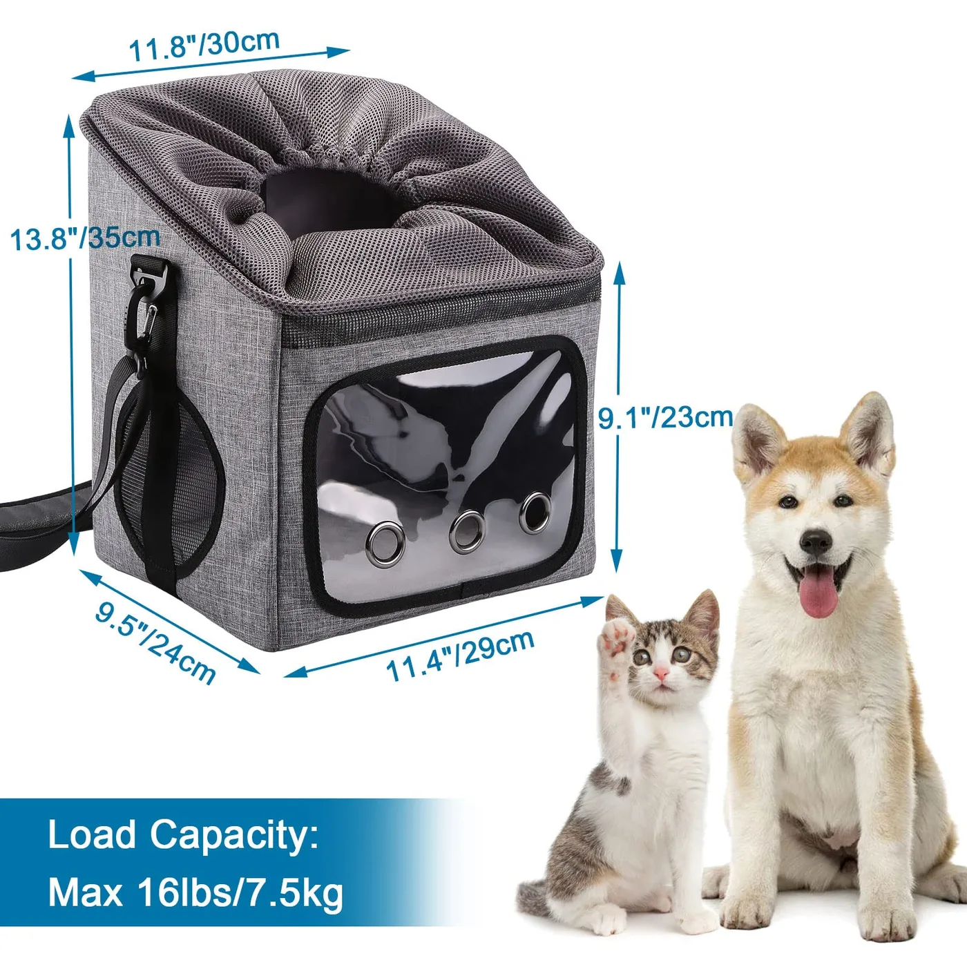 Pet Carrier Heated Bowl: Winter Use - detail view supplied by QUANZHOU JUNYUAN BAGS